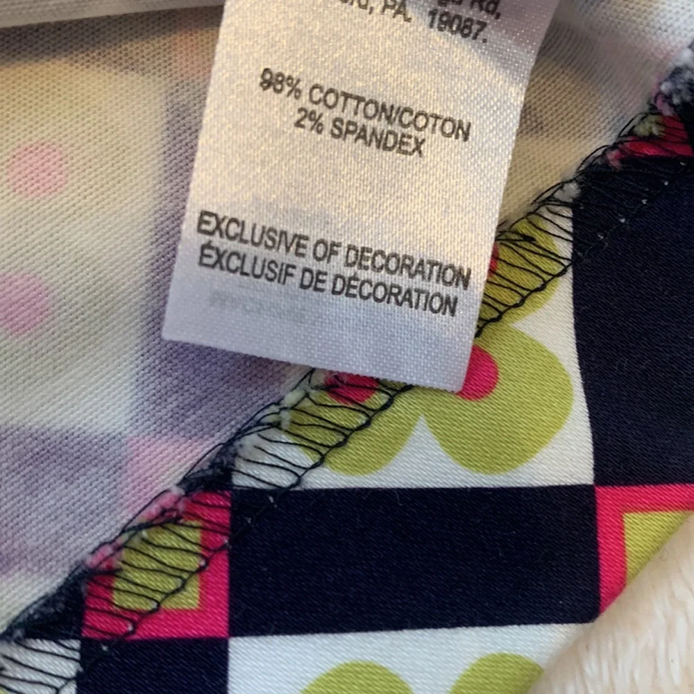 NWT Hartstrings 10 Woven Jumper Dress Navy Green Pink *Flaw - Picture 10 of 15